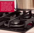 NEFF T27PIQ4S0 - Black 75cm Gas Hob - 5 Burners with Wok Burner - N70 Series