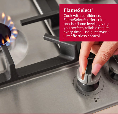 NEFF T27CIS8N0 - Stainless Steel Gas Hob - 75cm - 4 Zones