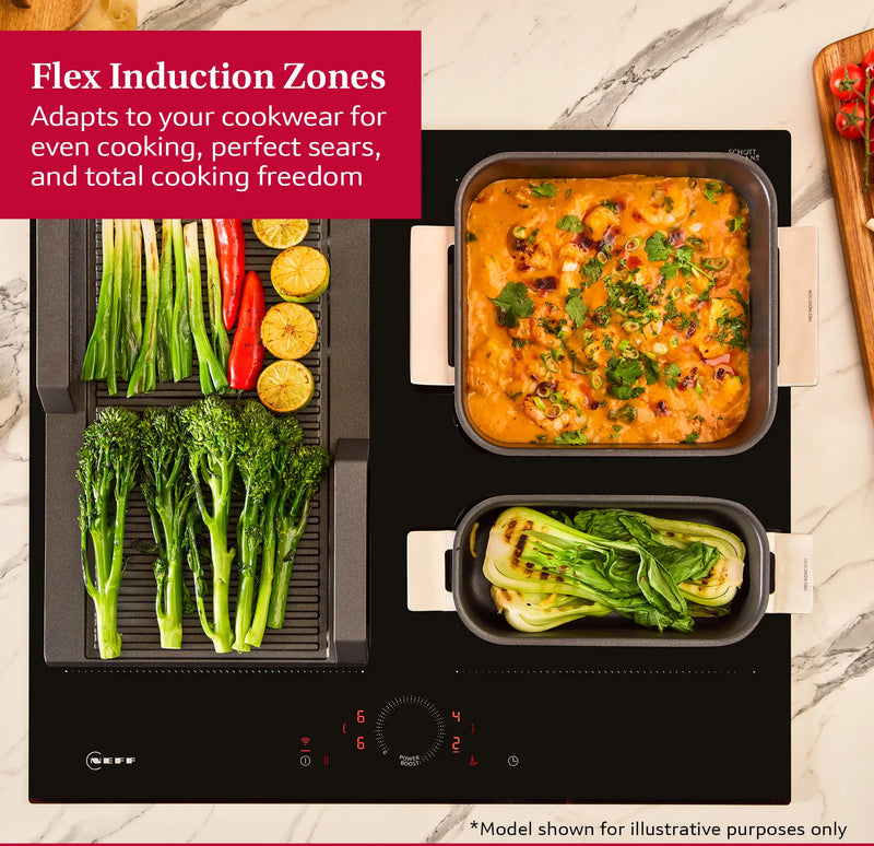 Neff T66FHE4L0 - Black 4 Zone Induction Hob