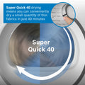 Bosch Series 6 WQG24500GB - White 9KG Heat Pump Tumble Dryer - A+++ Energy