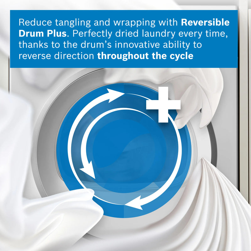 Bosch Series 8 WRB247C9GB - White 9KG Heat Pump Tumble Dryer - A+++ Energy