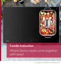 Neff V57YHQ4C0 - Flex Design Induction Hob with Integrated Ventilation - 70cm - 4 Zones - B Energy
