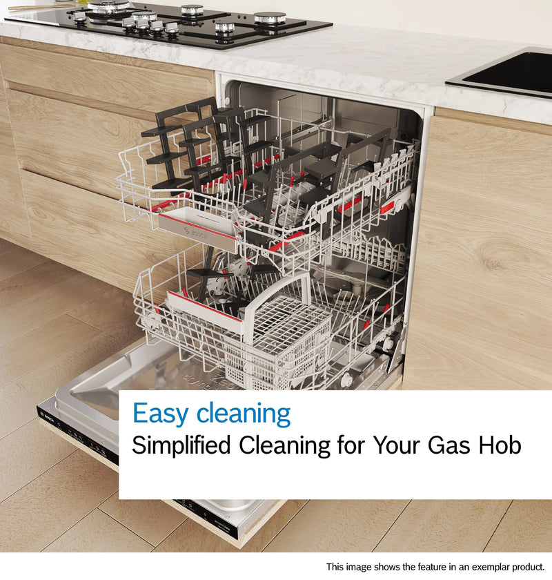 Bosch Series 6 PPM9A6I40 - Black Gas Hob - 90cm - 5 Cooking Zones