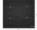 Bosch PIE61ABB5E - Black 60cm Induction Hob - 4 Zone - TouchControl