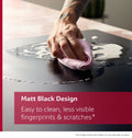 NEFF V68YYX4B0 - Matt Black 80cm Induction Hob with Integrated Ventilation - 4 Zones - B Energy