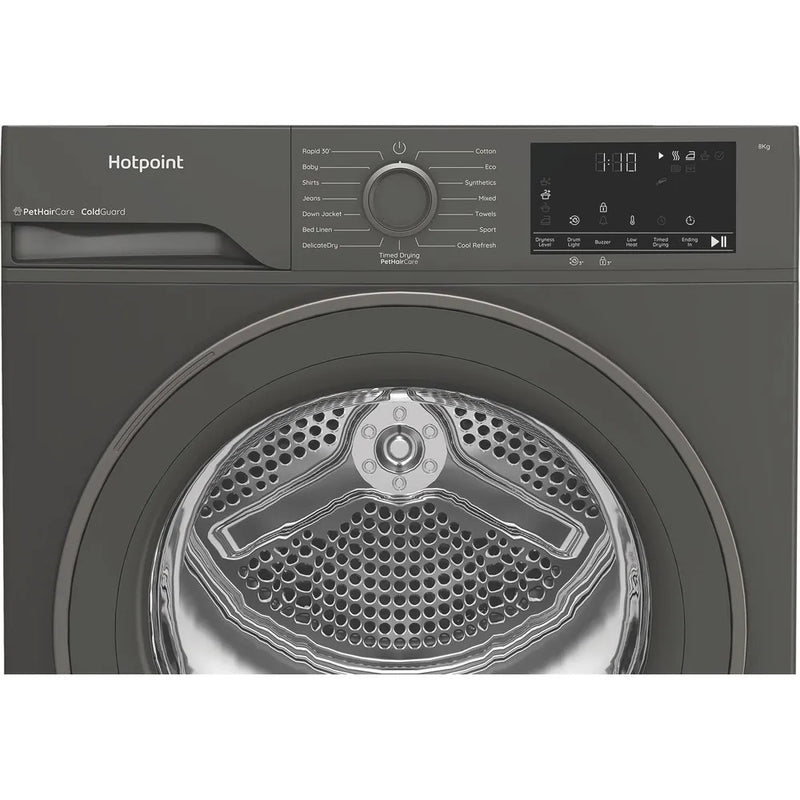 Hotpoint C HSD 83M GG UK - Grey Tumble Dryer - 8KG - D Energy