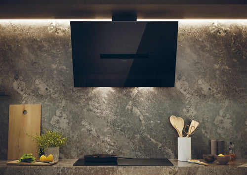 Haier HADG9CBS4BWIFI - Black 90cm Wall Mounted Extractor - A++ Energy Rating