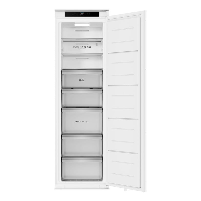 Haier HUQW5518DK - White Upright Freezer - 220 Litres - D Energy