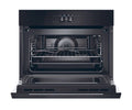 Haier H4MWID69C6NQB - Black Built-in Compact Oven Microwave - 44L with AirFry