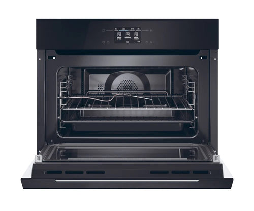 Haier H4MWID69C6NQB - Black Built-in Compact Oven Microwave - 44L with AirFry