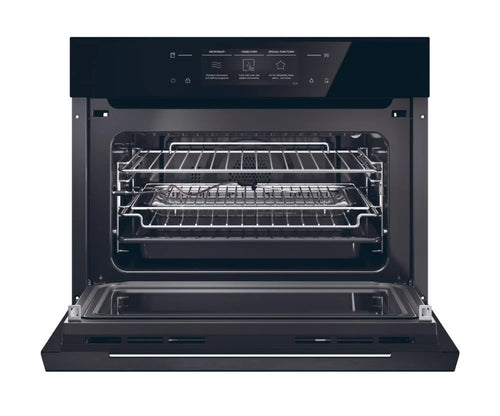 Haier H4MWID69P6NQB - Black Compact Oven with Microwave - 44L - Built-in
