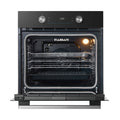Midea MBO65P90E3-BK - Black 71L Built-in Single Oven - Pyrolytic Cleaning - A+ Energy