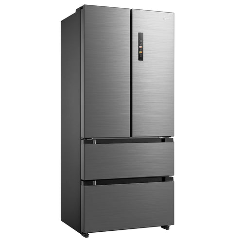 Midea MDRF692FIE46 - Inox 516L American Fridge Freezer - French Door & Freezer Drawer - No Frost - E Energy