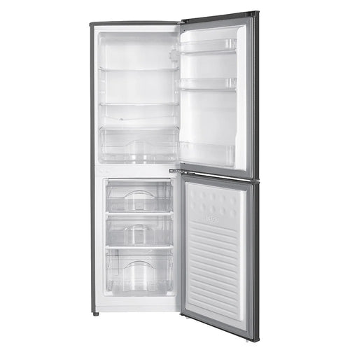 Teknix STF1448S - Dark Inox Fridge Freezer - 142L - E Energy Rating