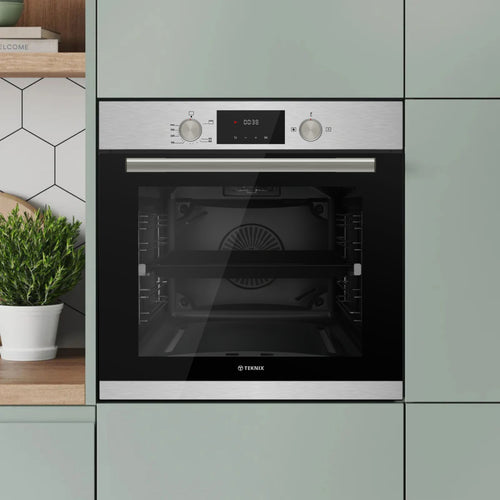 Teknix BITK264GSX - Stainless Steel Single Oven - Gas - 69L - A Energy