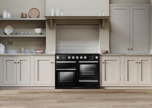 Rangemaster NEX110SOEISS/C - Stainless Steel 110cm Range Cooker - Dual Fuel Induction - A Energy