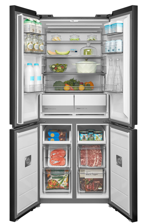 Midea MDRM587BIE70 - Inox American Fridge Freezer - 426L - E Energy