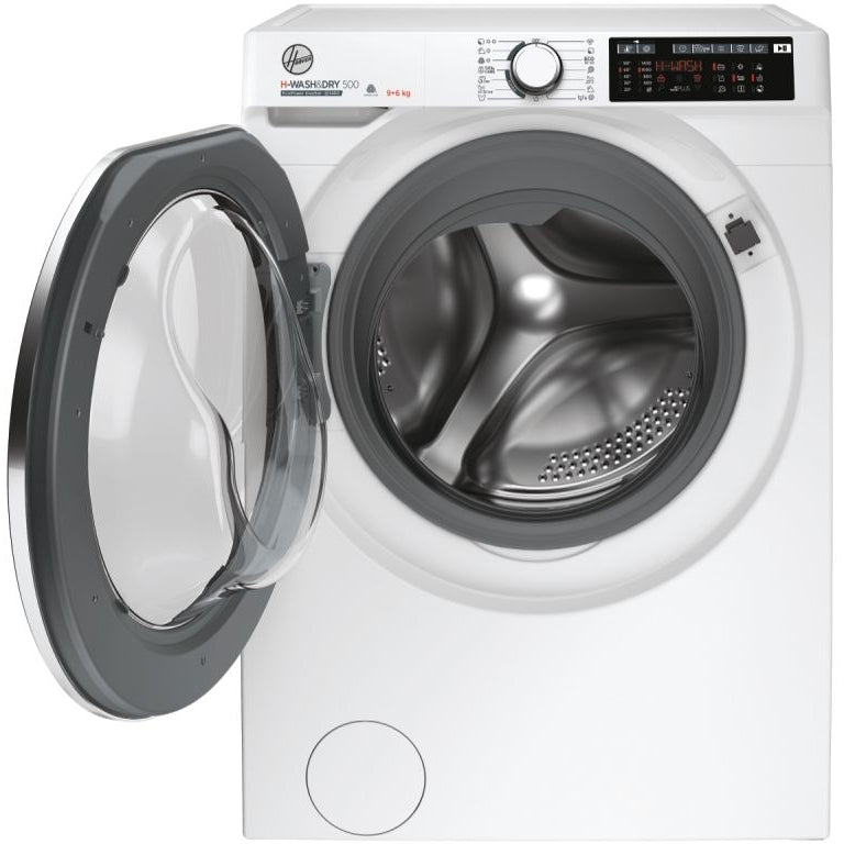 Hoover HD 496AMC/1-80 - White 9kg/6kg Tumble Dryer - 1400 RPM - D Energy Rating