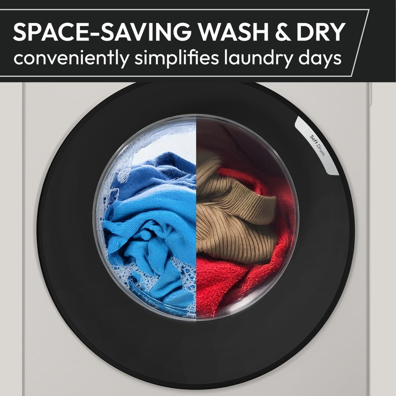 Hoover HGWD 485SB8C-80 - White 8KG/5KG Washer Dryer - 1400 RPM - D Energy