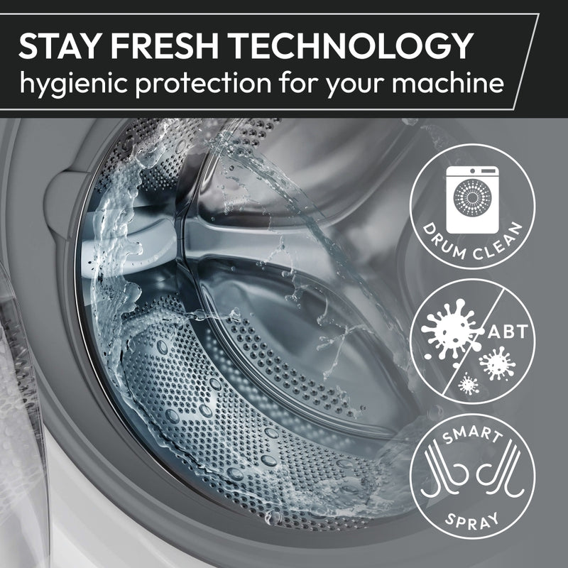 Hoover HBWR4106BL10UC80 - White 10KG/6KG Washer Dryer - 1400 RPM - D/A Energy