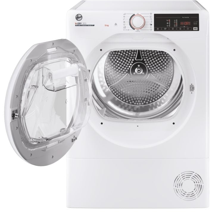 Hoover HLEC9TE - White 9KG Condenser Tumble Dryer - B Energy Rating