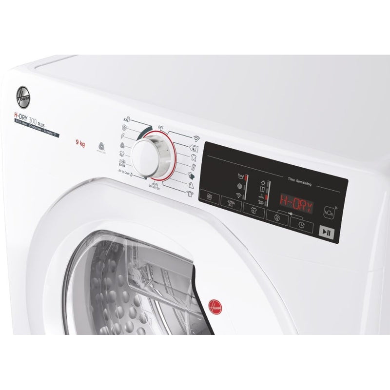 Hoover HLEC9TE - White 9KG Condenser Tumble Dryer - B Energy Rating