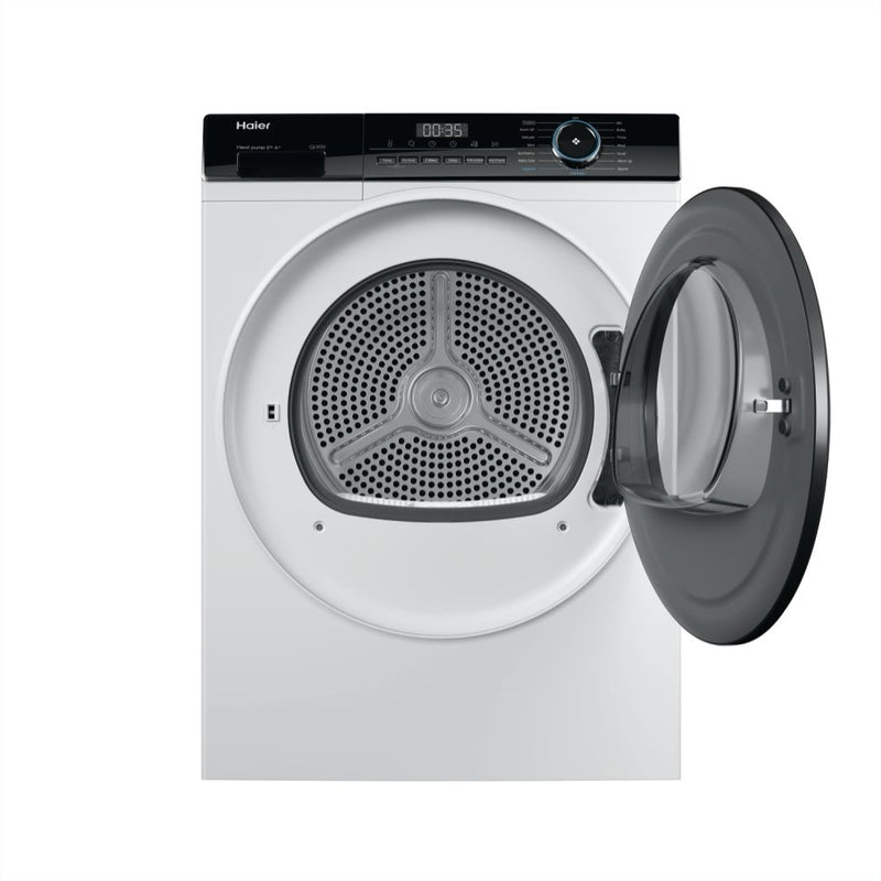 Haier HD80-A2939 - White 8KG Heat Pump Tumble Dryer - A++ Energy Rating