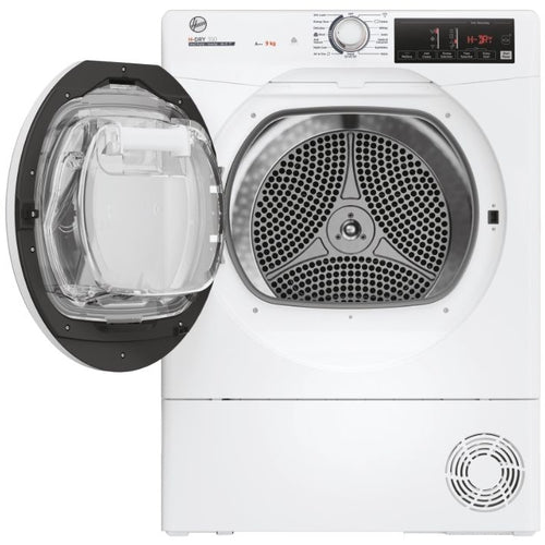 Hoover HRE H9A3TE-80/N - White 9KG Heat Pump Tumble Dryer - A+++ Energy