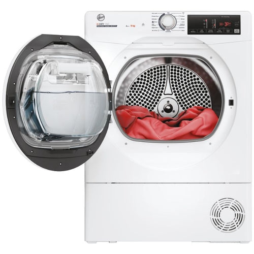 Hoover HRE H9A3TE-80/N - White 9KG Heat Pump Tumble Dryer - A+++ Energy