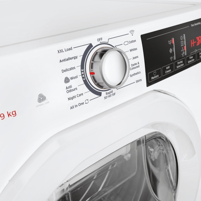 Hoover HRE C9TE-80 - White 9KG Tumble Dryer - Condenser - B Energy