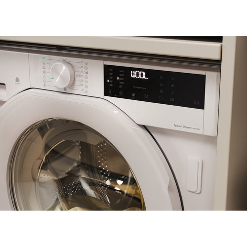 Candy BC4S49M6D8J-80 - White Integrated Washing Machine - 9kg 1400 A rated