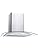 Candy CGM70NX - Stainless Steel 70cm Curved Glass Chimney Cooker Hood - 56 dB - B energy