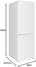 Teknix FF1675W - White Freestanding 60/40 Frost Free Fridge Freezer - E energy