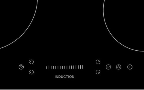 Teknix SCIH6PISL - Black 4 Zone Induction Hob 13amp plug in