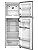 Midea MDRT385MTE46 - Silver Top Mount Double Door Refrigerator - 266L - 3 Star energy