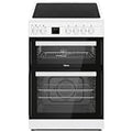 Statesman LEGACY50GSLF - White Single Oven Gas Cooker - 4 Gas Burners, 51L Capacity - A Energy Rating