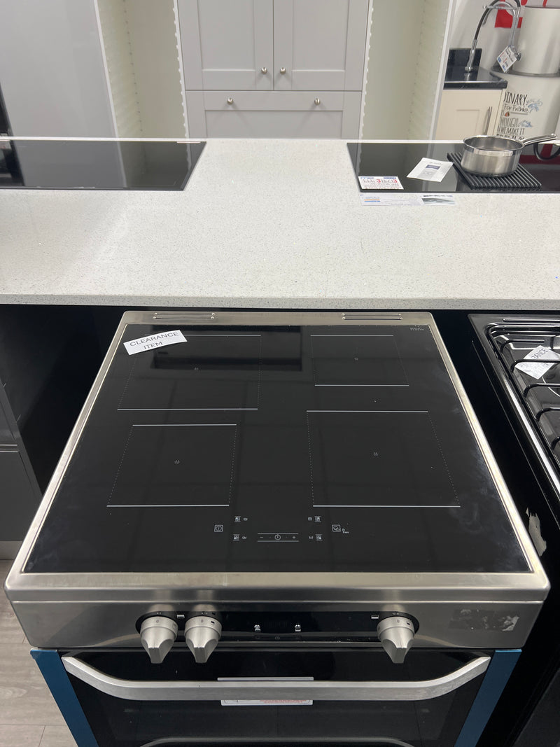 Hotpoint HDM67I9H2CX/UK - Stainless steel Induction 4 Zone Electric Cooker - Catalytic cleaning - A/A energy - Unboxed