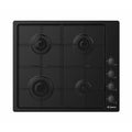 Candy CHW6LBB - Black 4 Burner Gas Hob - 60cm - No Energy Rating