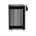 Midea MHO231U11BPW - White & Black 2300W Oil Filled Radiator - 11 Fin - Freestanding
