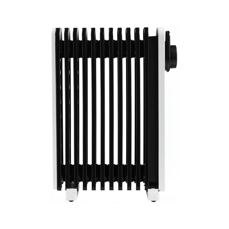 Midea MHO231U11BPW - White & Black 2300W Oil Filled Radiator - 11 Fin - Freestanding