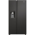 Haier HSW79F18DIPT - Slate Black American Fridge Freezer - 601L - D Energy Rating
