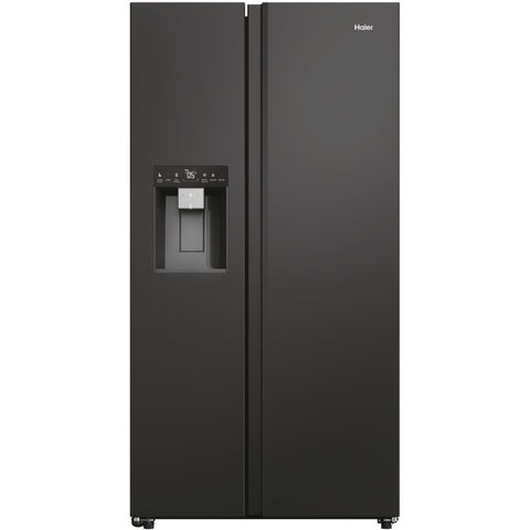 Haier HSW79F18DIPT - Slate Black American Fridge Freezer - 601L Haier HSW79F18DIPT - Slate Black American Fridge Freezer - 601L