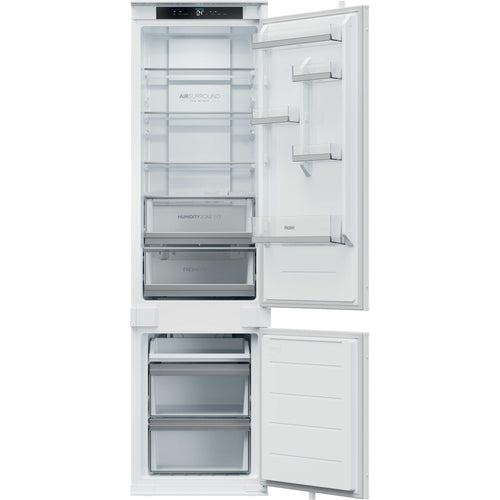 Haier HBQW5519EK-UK - Sliding Hinge White Integrated Fridge Freezer - 284L - E Energy