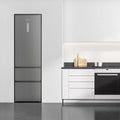 Hisense RM469N4ACDUK - Stainless Steel Fridge Freezer - 368L - D Rated