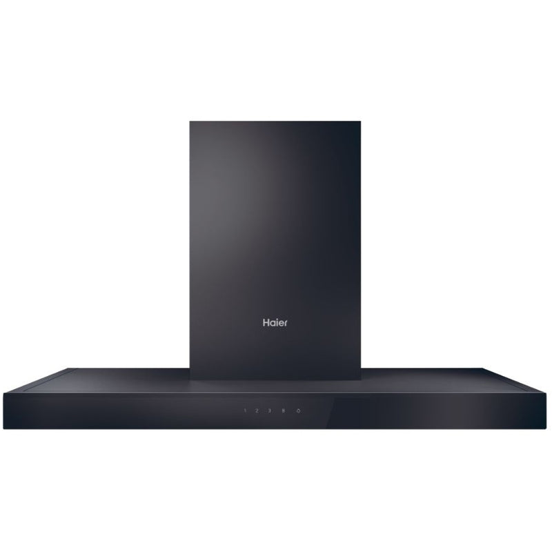 Haier HATS9CBS4B - Black 90cm Chimney Cooker Hood - A+ Energy Rated