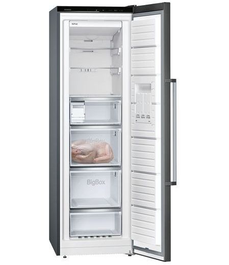 Siemens GS36NAXEP iQ500 - Black No Frost Tall Freezer - 242 Litres - E Energy