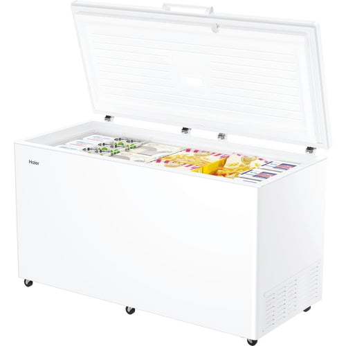 Haier HCE519EK - White Chest Freezer - 508L Capacity - E Energy Rating