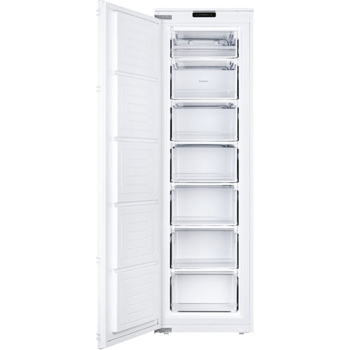 Candy CUS518EWK - White Static Built-In Freezer - 204L Capacity - E Energy Rating