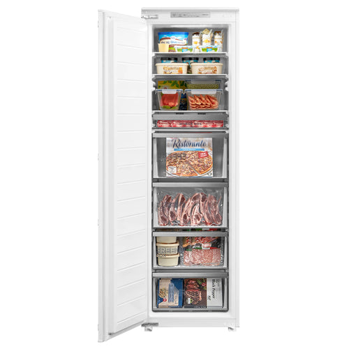 Midea MDRE306FGE01D - White Built In Freezer - 212 Litres - E Energy Rating TOTAL NO FROST SLIDING HINGE