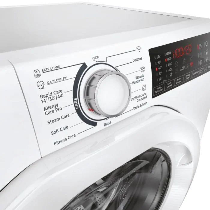 Hoover H3WPS486TAM6-80 - Wi-Fi Connected White Freestanding 8KG Washing Machine - 1400 RPM - A energy